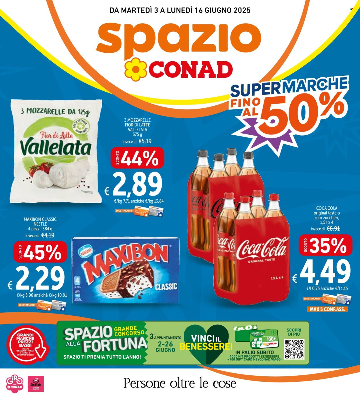 Volantino Spazio Conad - 3/6/2025 - 16/6/2025. Pagina 1
