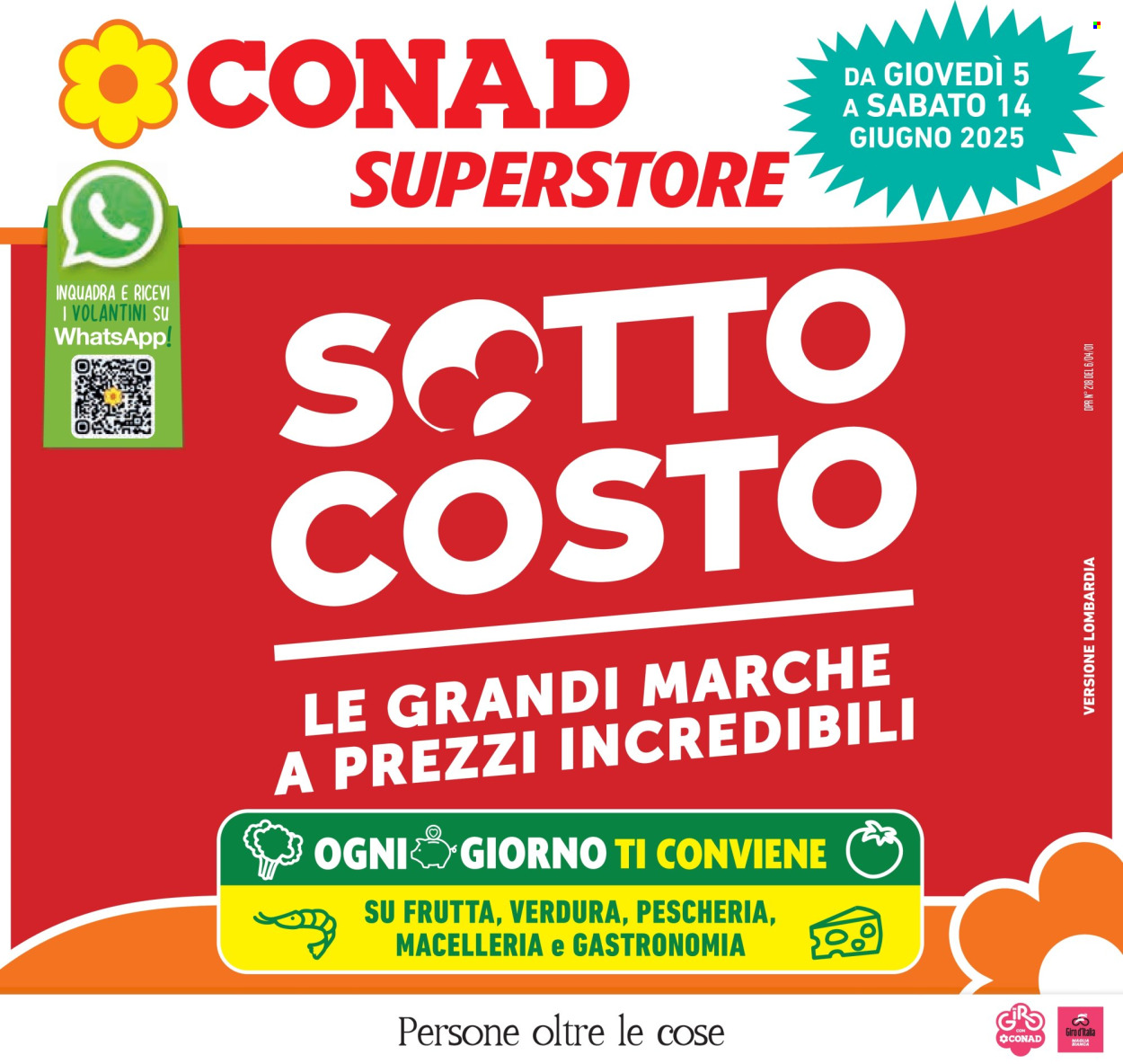 Volantino Conad Superstore - 5/6/2025 - 17/6/2025. Pagina 1