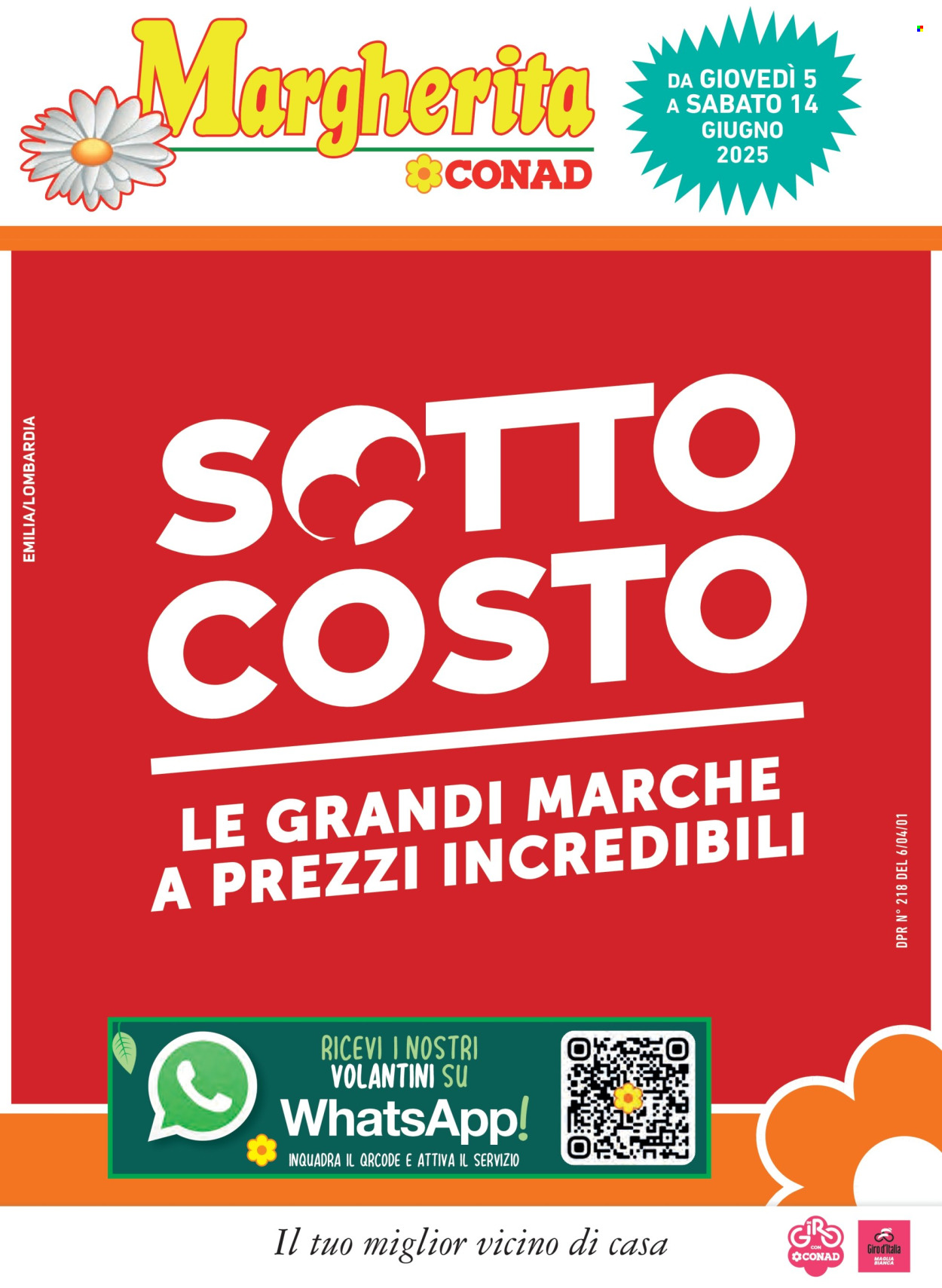 Volantino Margherita Conad - 5/6/2025 - 17/6/2025. Pagina 1