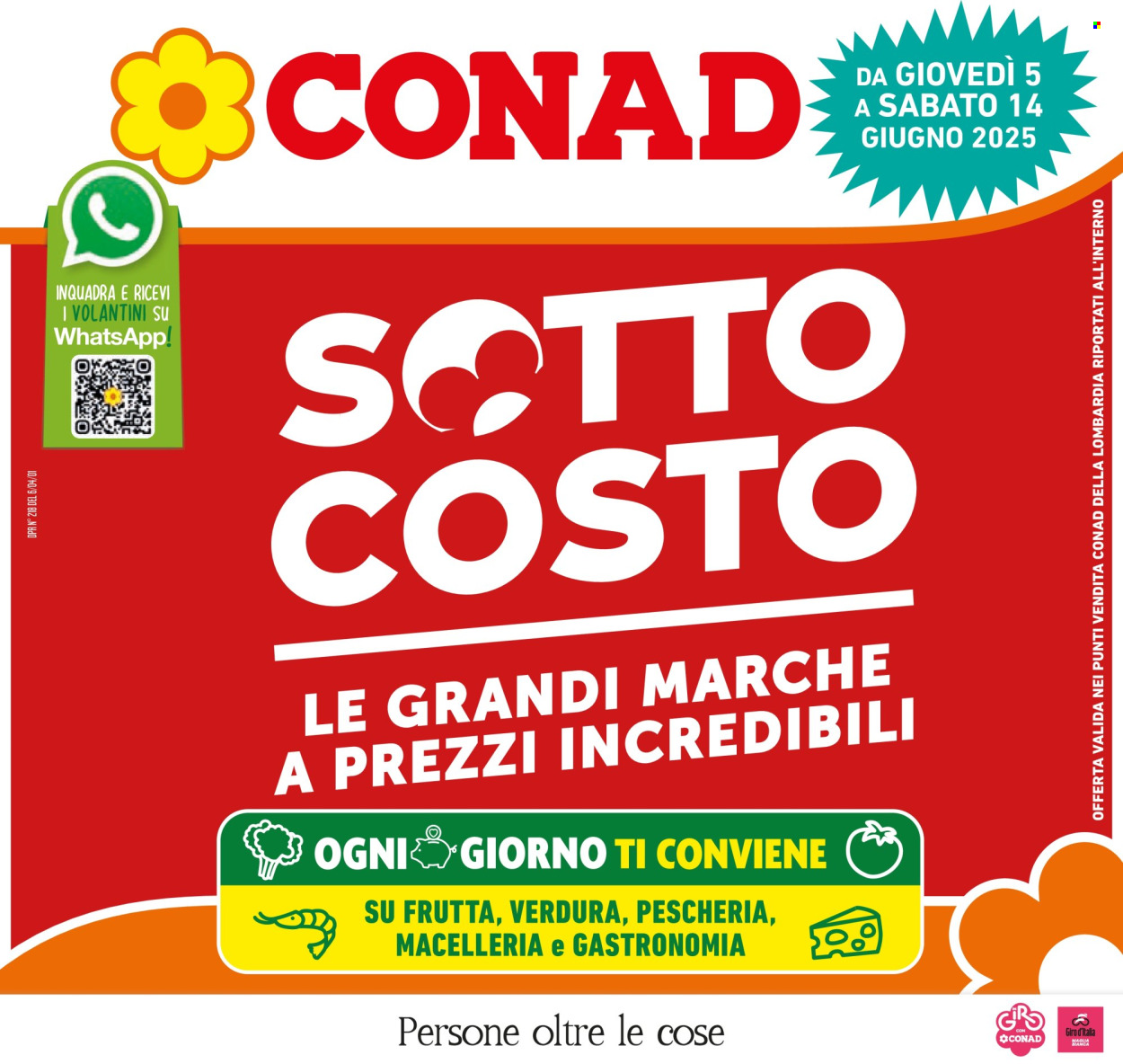Volantino Conad - 5/6/2025 - 17/6/2025. Pagina 1