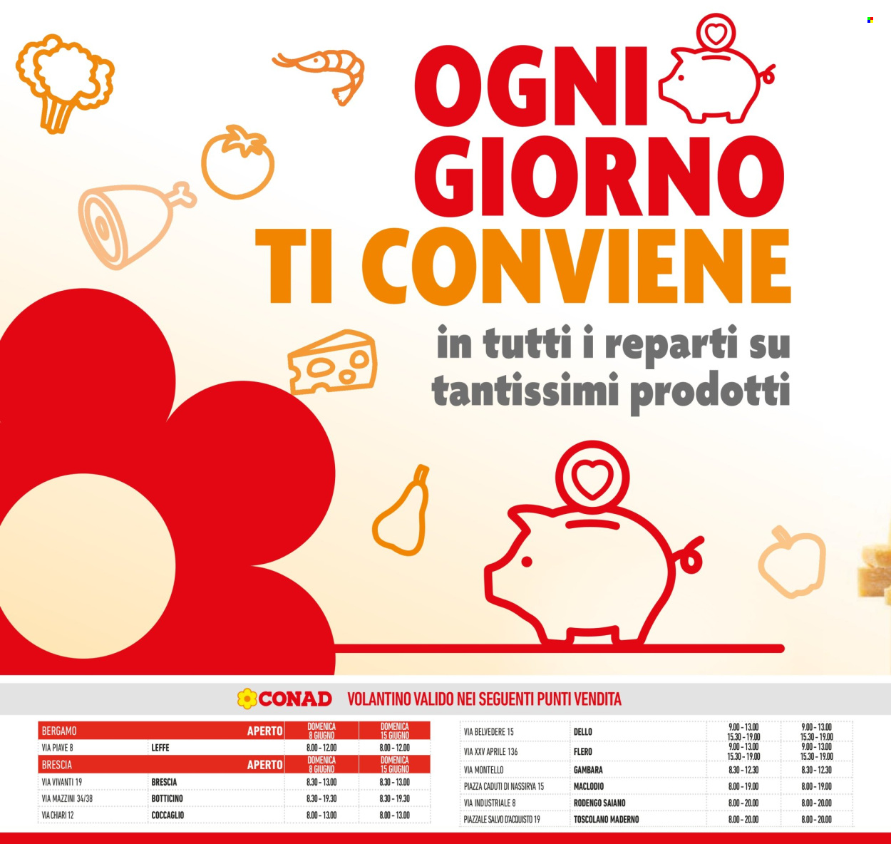 Volantino Conad - 5/6/2025 - 17/6/2025. Pagina 8