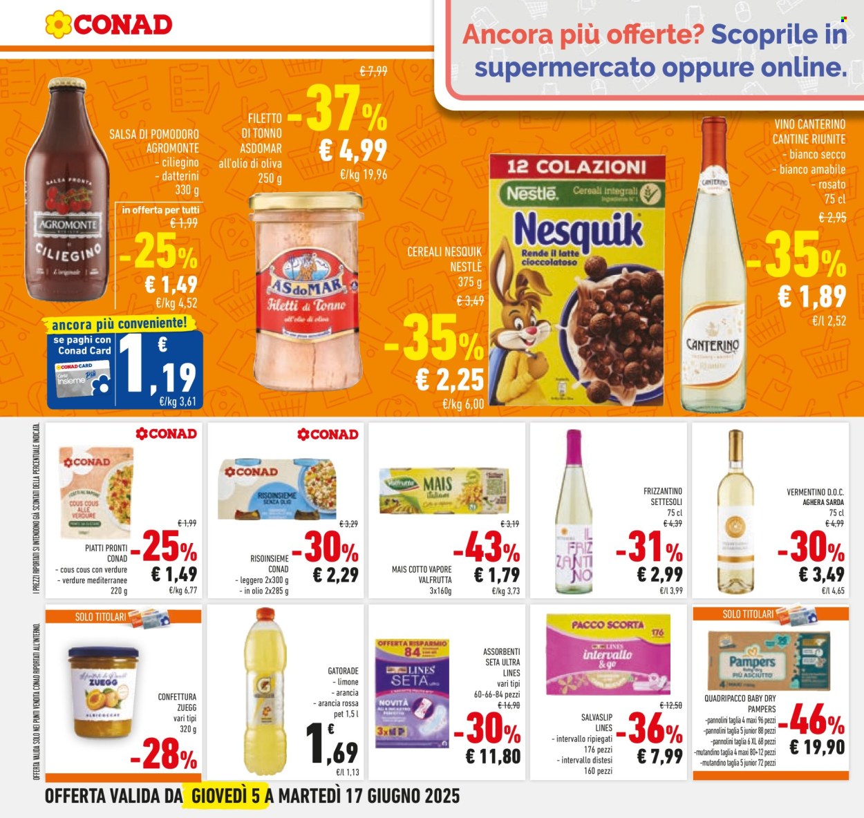 Volantino Conad - 5/6/2025 - 17/6/2025. Pagina 24