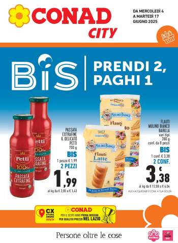 Volantino Conad - 4/6/2025 - 17/6/2025.