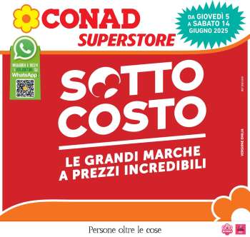 Volantino Conad Superstore - 5/6/2025 - 17/6/2025.