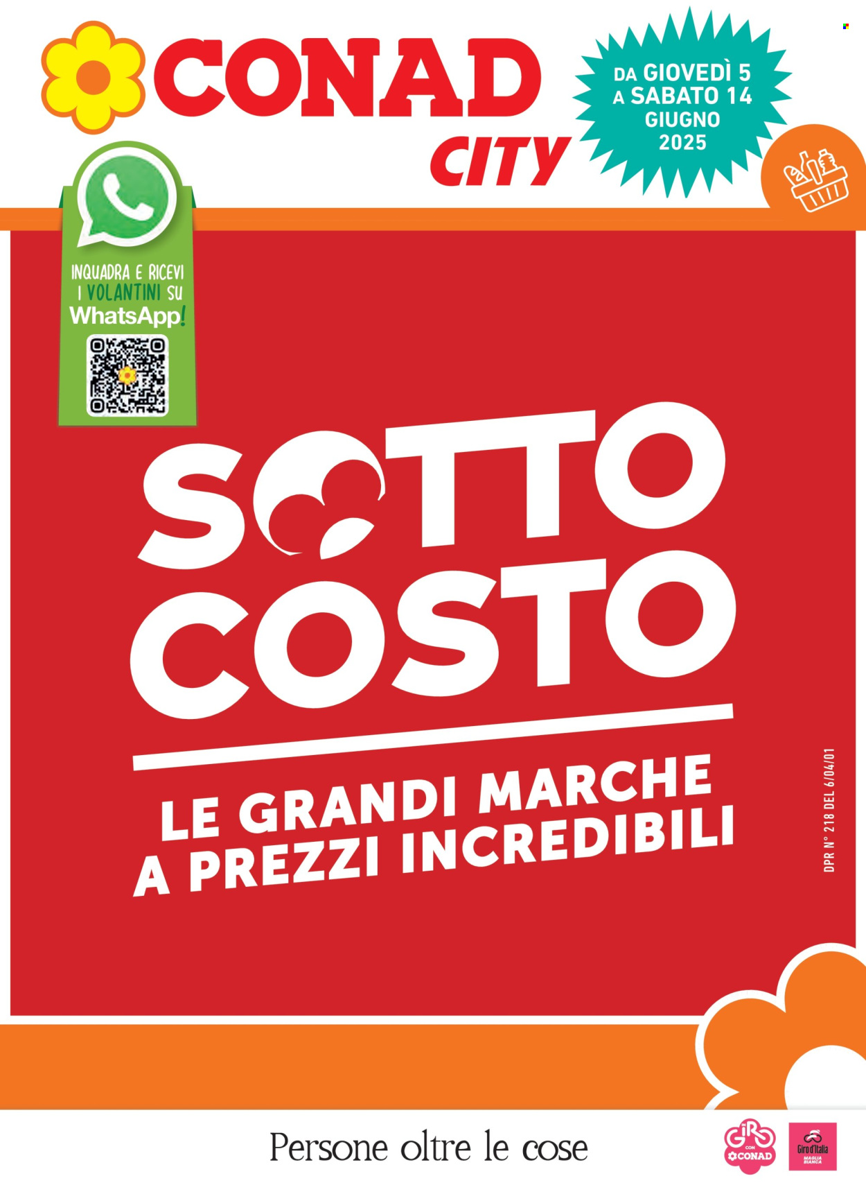 Volantino Conad - 5/6/2025 - 17/6/2025. Pagina 1