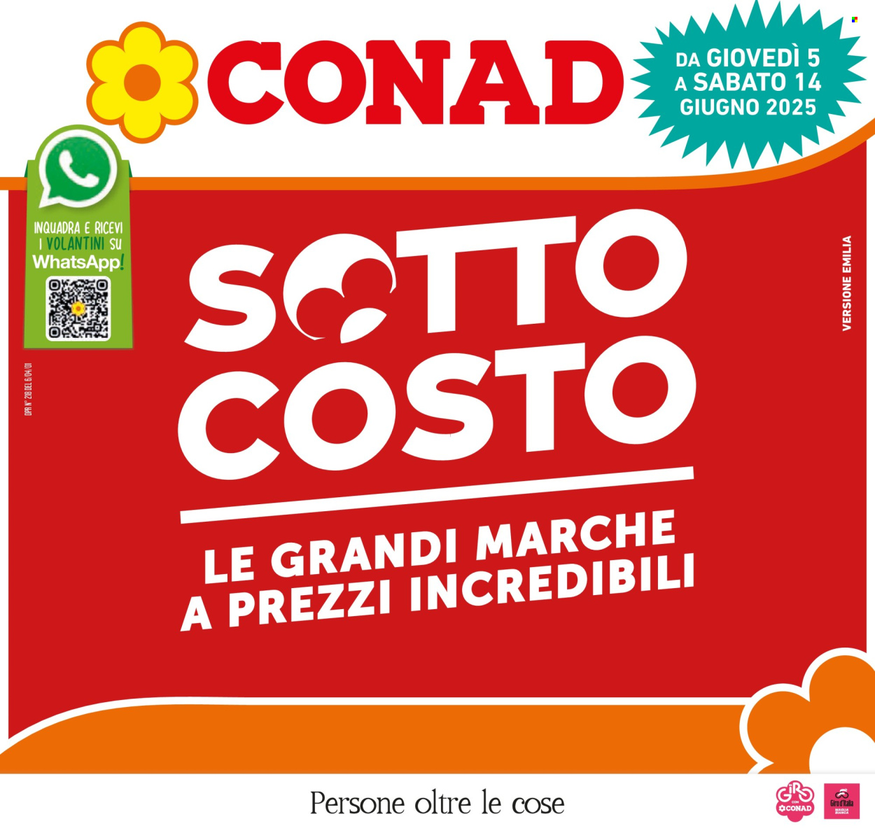 Volantino Conad - 5/6/2025 - 17/6/2025. Pagina 1