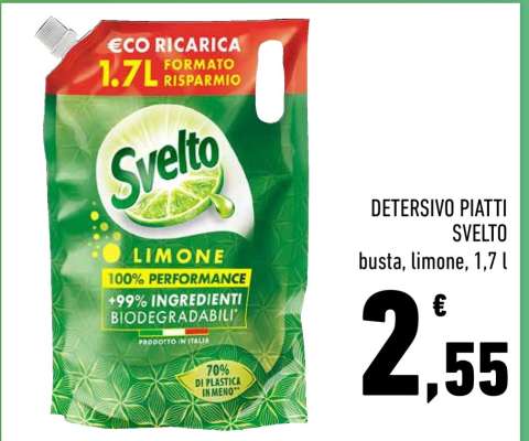 Detersivo Piatti Svelto