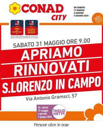 Volantino Conad City - 31/5/2025 - 5/6/2025.