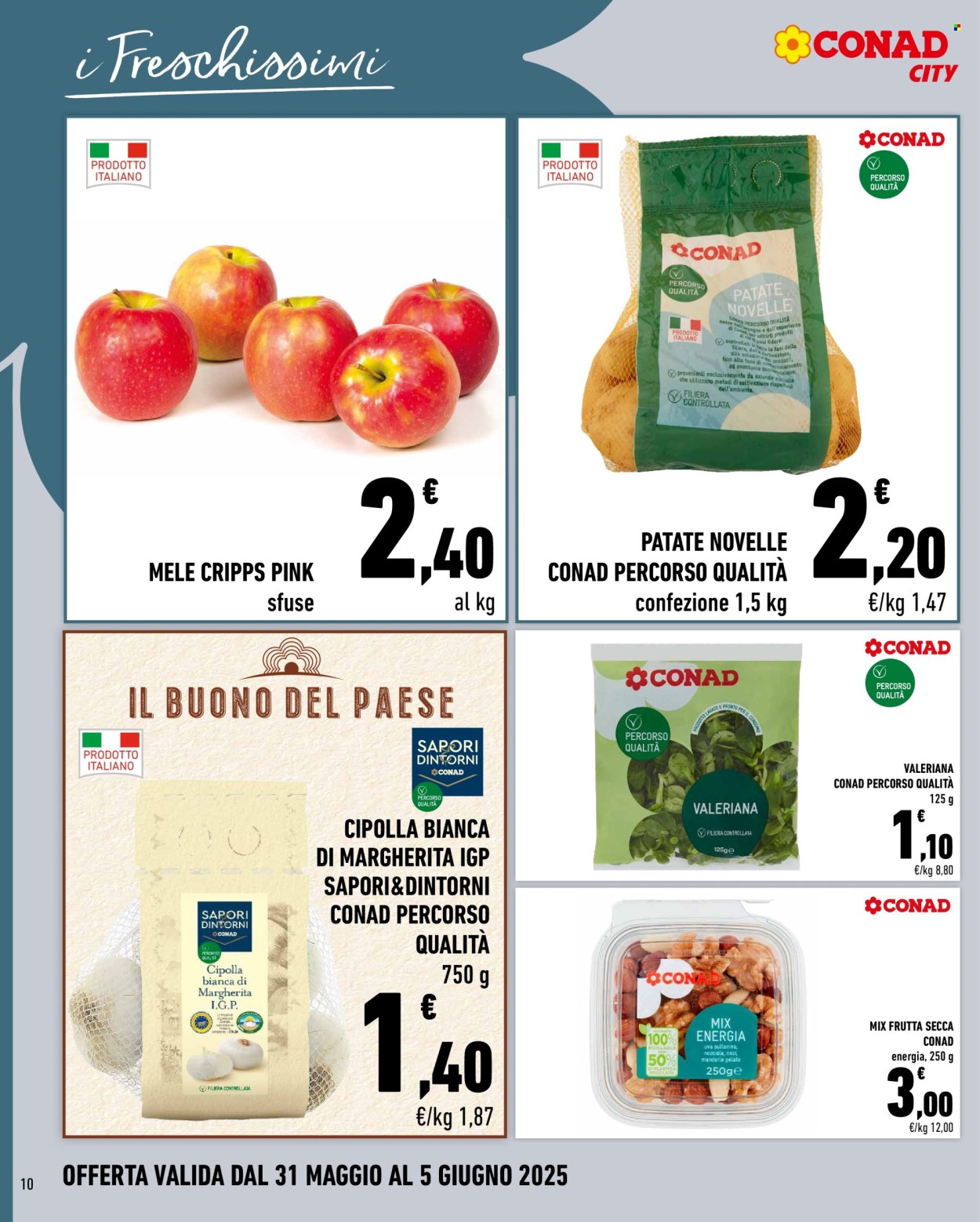 Volantino Conad City - 31/5/2025 - 5/6/2025. Pagina 10