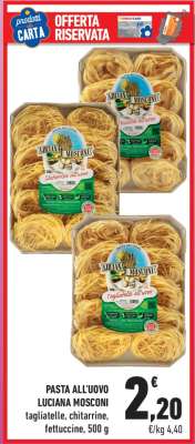 Pasta all'uovo Luciana Mosconi