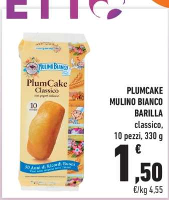 Plumcake Mulino Bianco Barilla