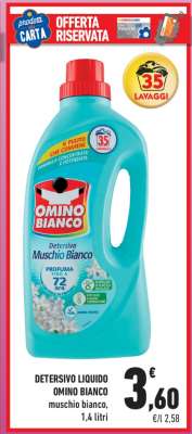 DETERSIVO LIQUIDO OMINO BIANCO