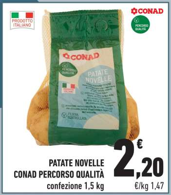 PATATE NOVELLE CONAD PERCORSO QUALITÀ