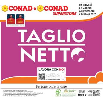 Volantino Conad Superstore - 29/5/2025 - 4/6/2025.