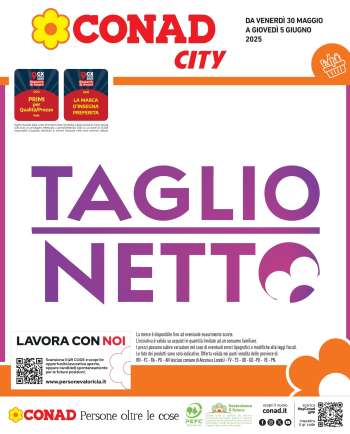 Volantino Conad City - 30/5/2025 - 5/6/2025.