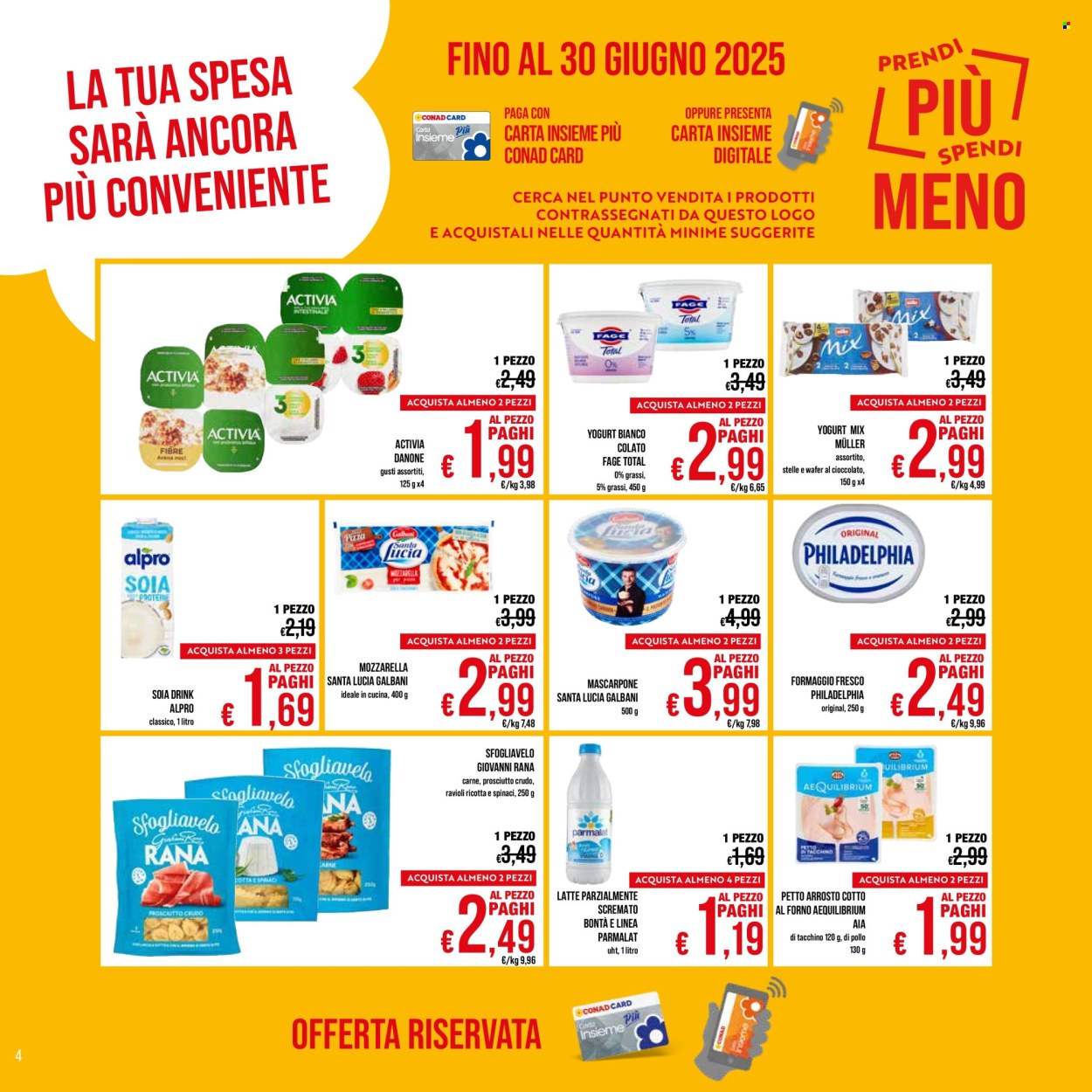 Volantino Spesa Facile Conad - 1/6/2025 - 30/6/2025. Pagina 4