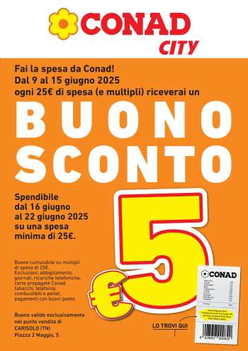 Volantino Conad City - 9/6/2025 - 15/6/2025.