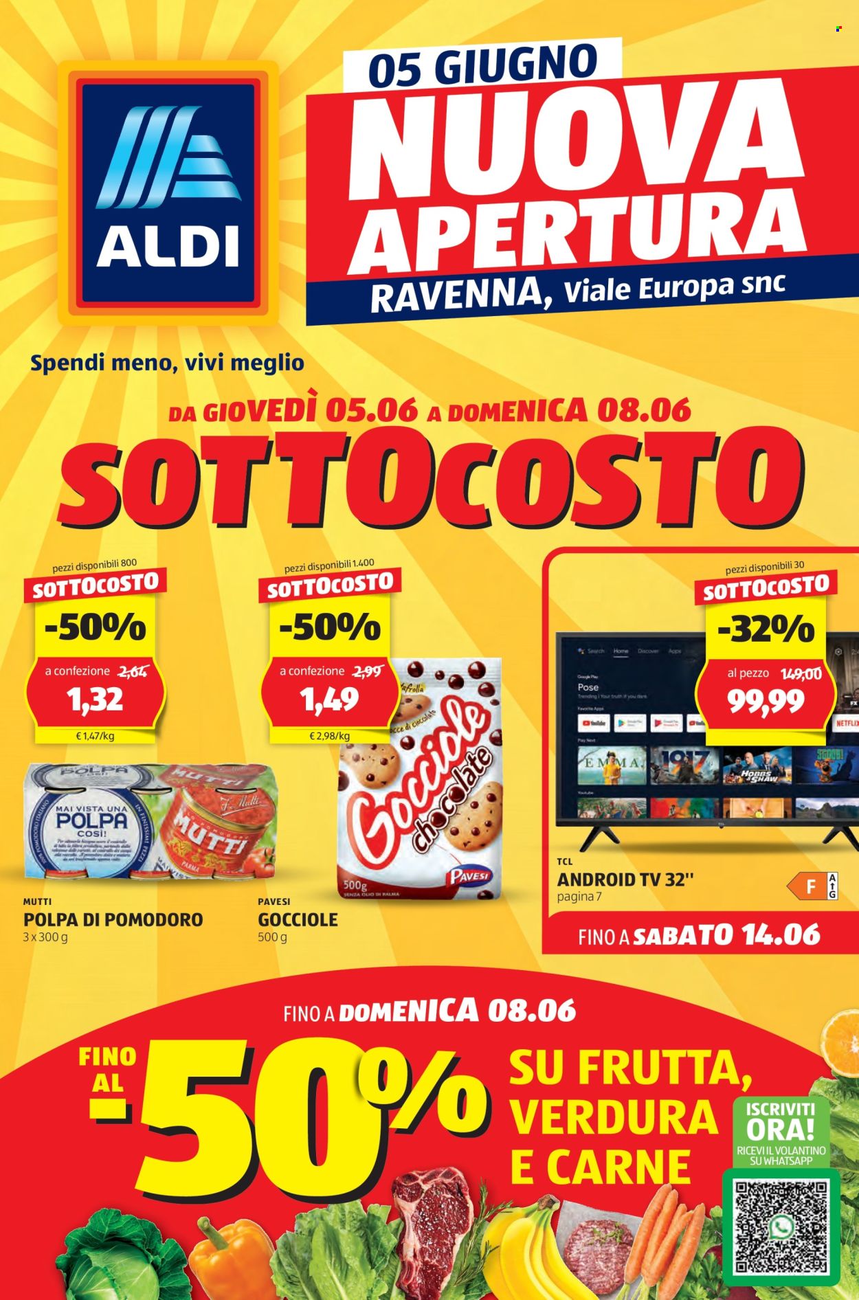 Volantino Aldi - 5/6/2025 - 8/6/2025. Pagina 1