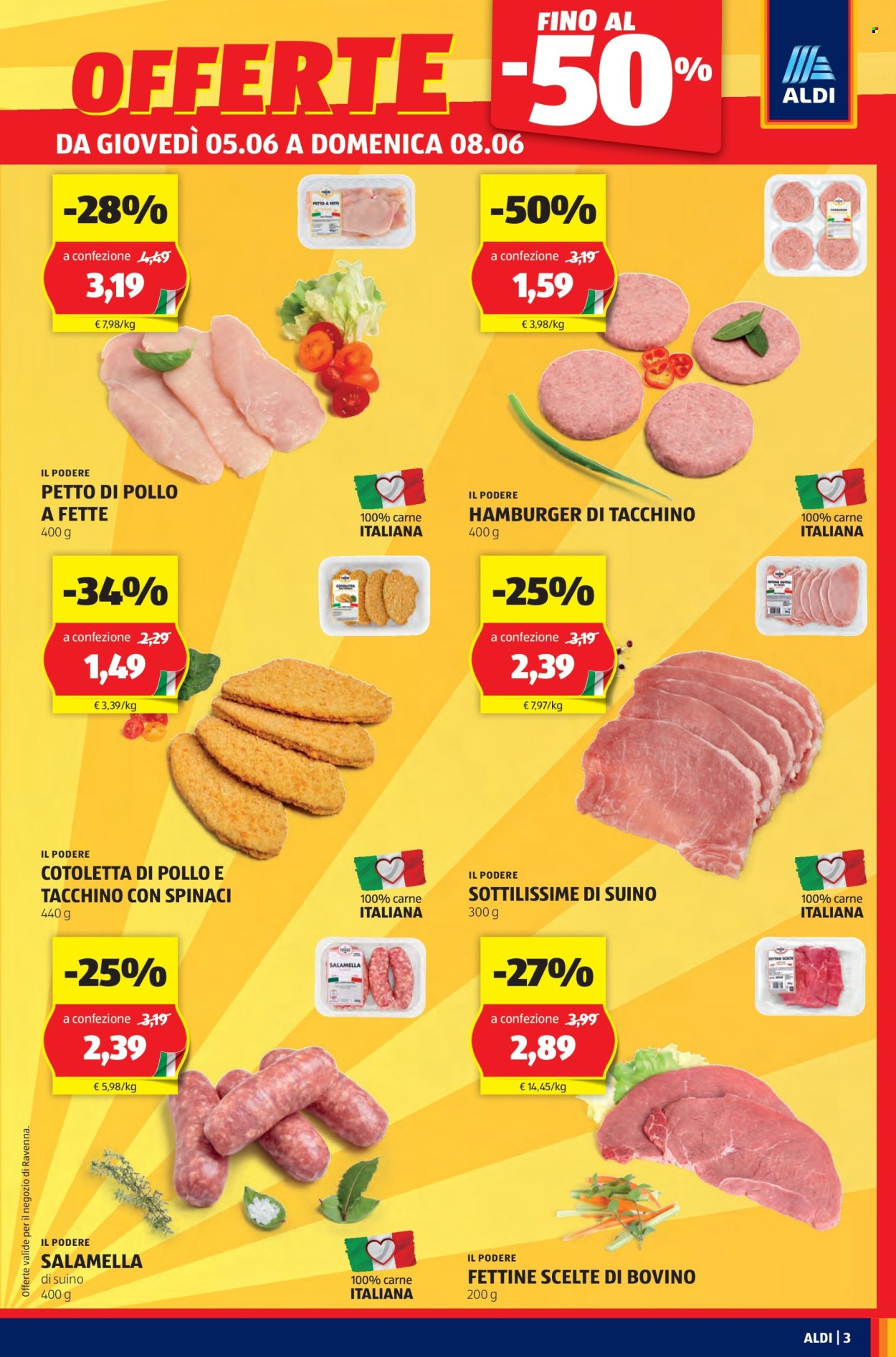 Volantino Aldi - 5/6/2025 - 8/6/2025. Pagina 3