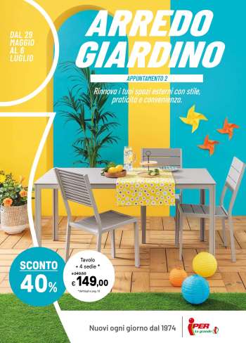 Volantino Iper, La grande i - 29/5/2025 - 6/7/2025.