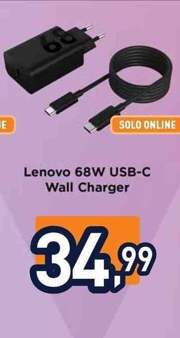 Lenovo 68W USB-C Wall Charger