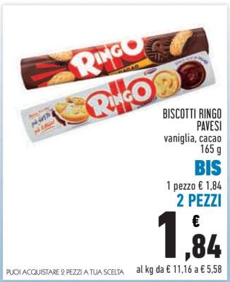 BISCOTTI RINGO PAVESI