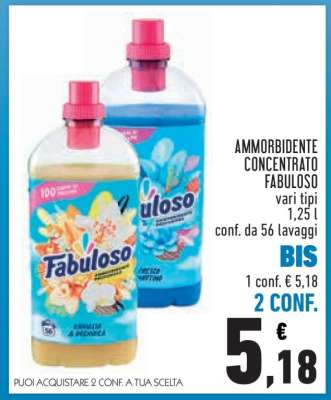 Ammorbidente Concentrato Fabuloso
