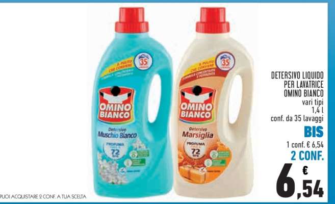 Omino Bianco Detersivo Liquido per Lavatrice