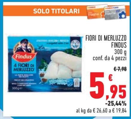 FIORI DI MERLUZZO FINDUS