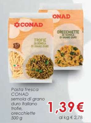 Pasta fresca CONAD
