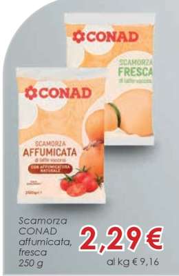Scamorza CONAD affumicata, fresca