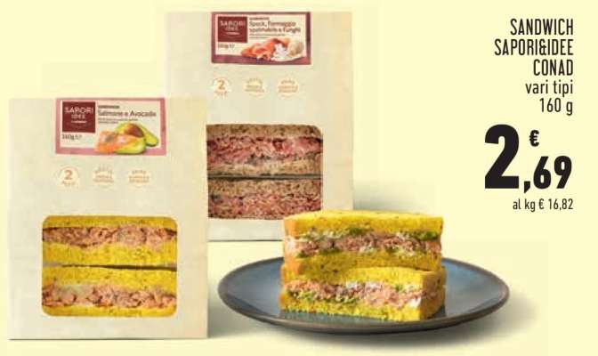 SANDWICH SAPORI&IDEE CONAD