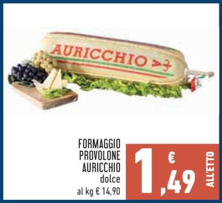 FORMAGGIO PROVOLONE AURICCHIO dolce