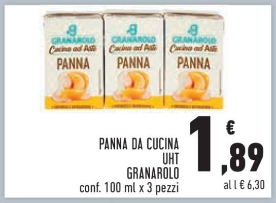 PANNA DA CUCINA UHT GRANAROLO