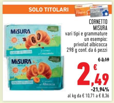 CORNETTO MISURA