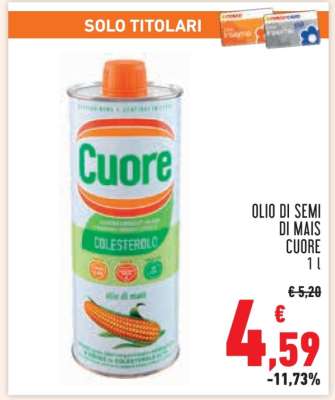 Olio di Semi di Mais Cuore