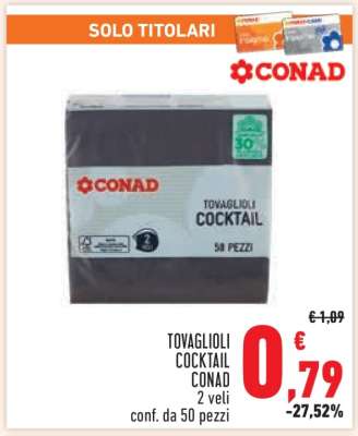 TOVAGLIOLI COCKTAIL CONAD