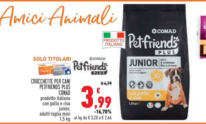 CROCCHETTE PER CANI PETFRIENDS PLUS