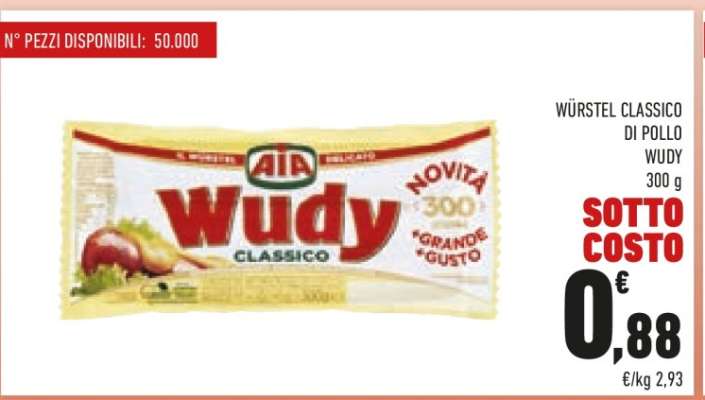 Würstel Classico di Pollo Wudy