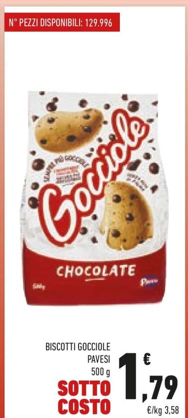 Biscotti Gocciole Pavesi