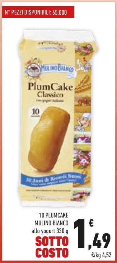 10 Plumcake Mulino Bianco