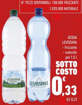 ACQUA LEVISSIMA