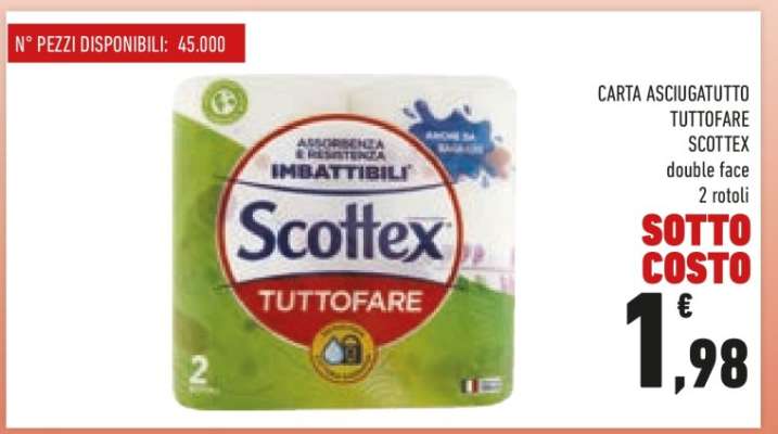 Scottex Carta Asciugatutto Tuttofare