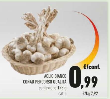 Aglio Bianco Conad Percorso Qualità