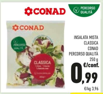 Insalata Mista Classica Conad Percorso Qualità