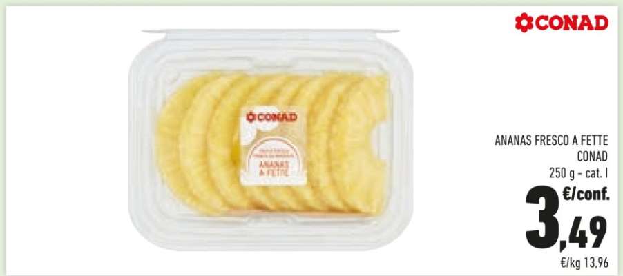 ANANAS FRESCO A FETTE CONAD