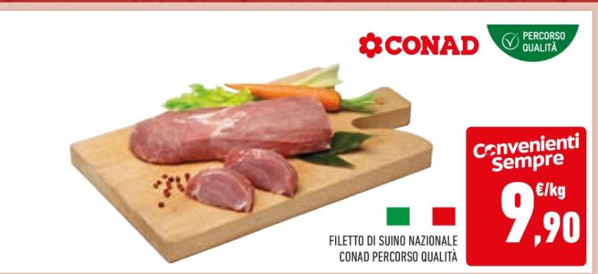 FILETTO DI SUINO NAZIONALE CONAD PERCORSO QUALITÀ