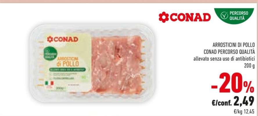 ARROSTICINI DI POLLO CONAD PERCORSO QUALITÀ