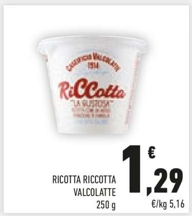 RICOTTA RICCOTTA VALCOLATTE
