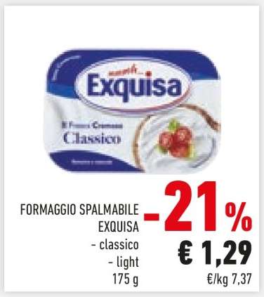 FORMAGGIO SPALMABILE EXQUISA